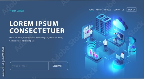 Cloud or server web hosting and security development company