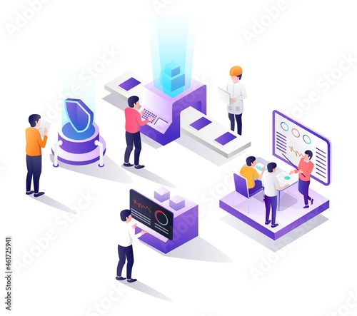 security center and machine server