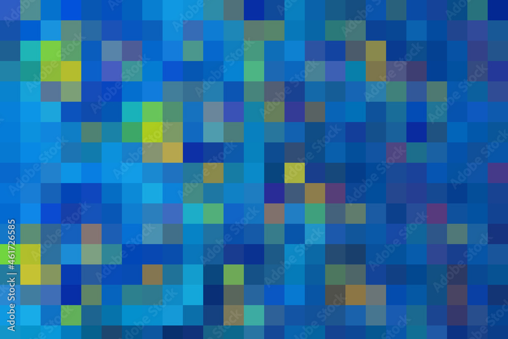 Blue Mosaic Abstract Texture Background , Pattern Backdrop of Gradient Wallpaper