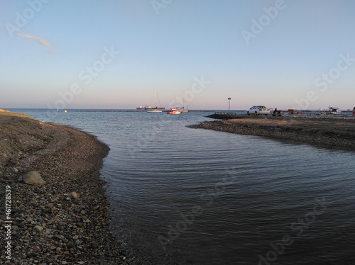 The beautiful Akti Olympion Beach Limassol in Cyprus 