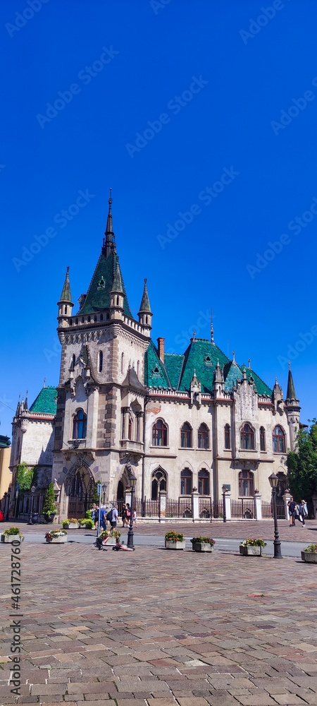 Jakabov palác (Jakab's palace) in Kosice. View of the historic building in the center. Slovakia. Europe