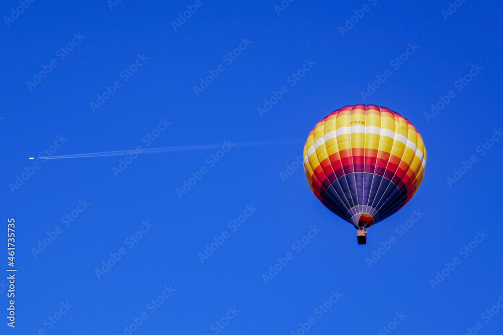 Fototapeta premium hot air ballooning Loire Valley France