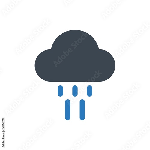 Cloud rainy icon