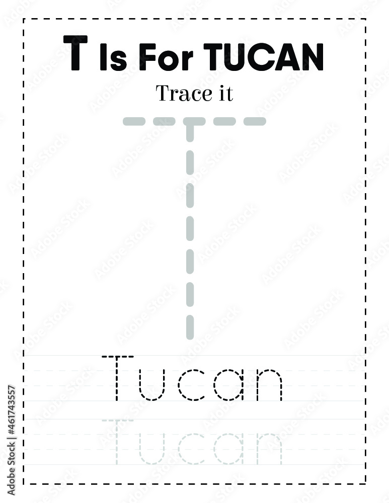 BIG Alphabet Letter Tracing Worksheet For Preschoolers and Toddlers BIG Alphabet Letter Tracing Worksheet For Preschoolers and Toddlers