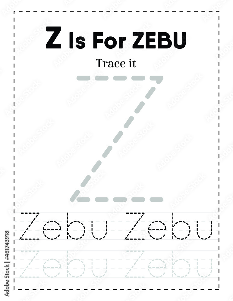 BIG Alphabet Letter Tracing Worksheet For Preschoolers and Toddlers BIG Alphabet Letter Tracing Worksheet For Preschoolers and Toddlers