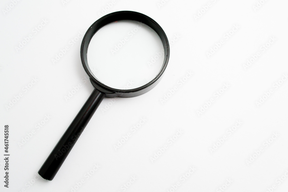 magnifying glass isolated white background magnifying glass isolated white background