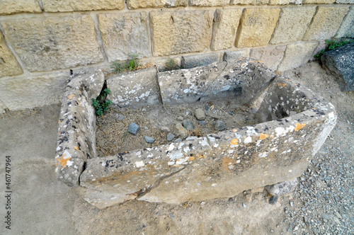 Su Nuraxi  - a nuragic archaeological site in Barumini, Sardinia, Italy. photo