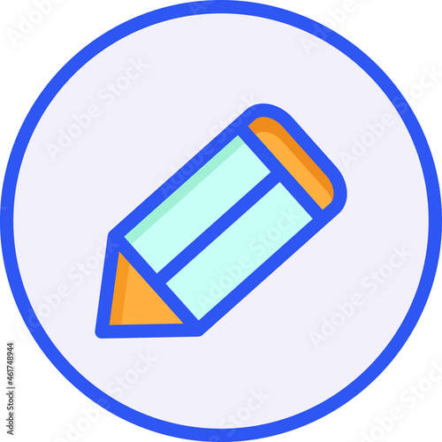 Pencil Vector icon that can easily modify or edit


