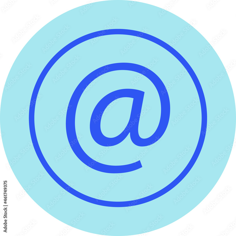 At Sign Vector icon that can easily modify or edit At Sign Vector icon that can easily modify or edit