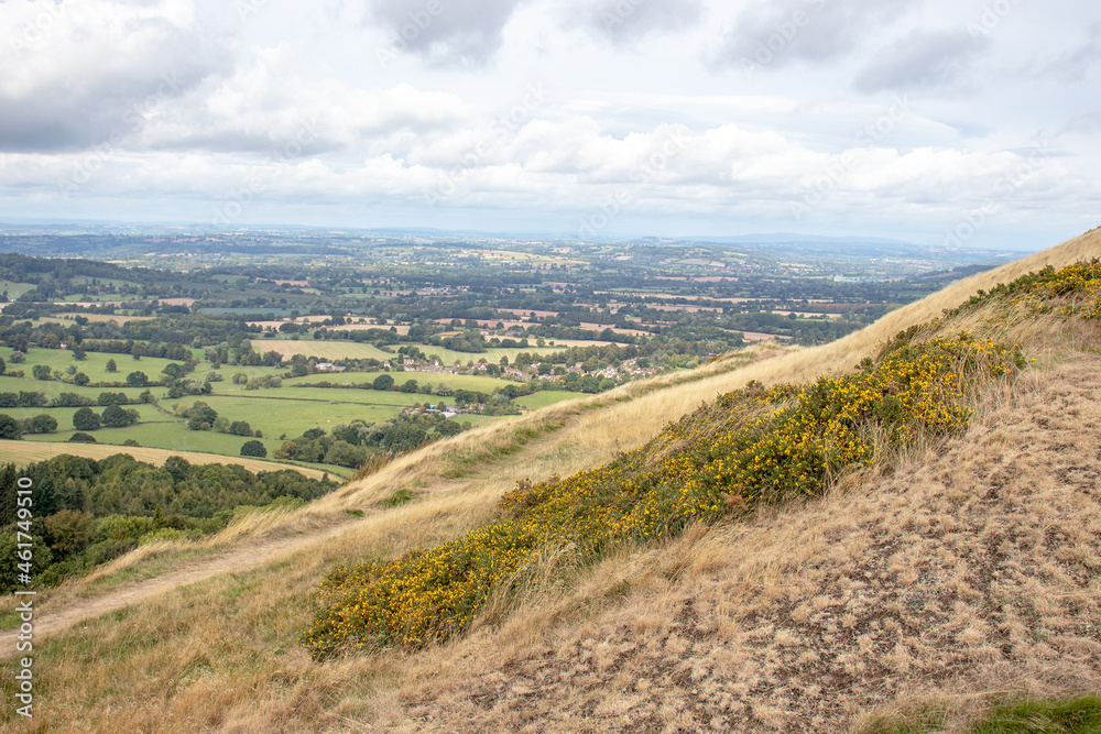 Fototapeta premium Malvern hills of England in the Autumn.