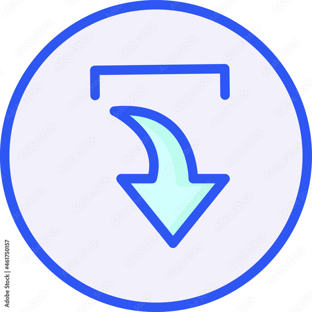 Down Arrow Vector icon that can easily modify or edit
Down Arrow Vector icon that can easily modify or edit