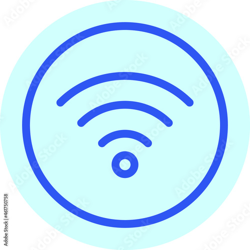 Wifi Vector icon that can easily modify or edit

