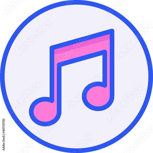 Music Vector icon that can easily modify or edit

