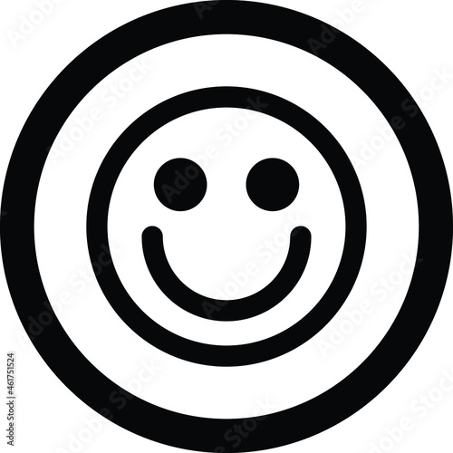 Smile Vector icon that can easily modify or edit

