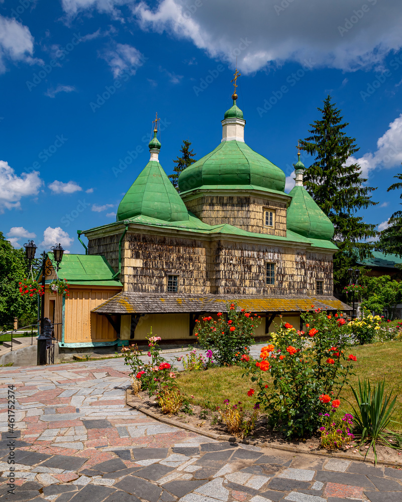 Wood Church Saint Michael's in Plyasheva - Battle of Berestechko place.