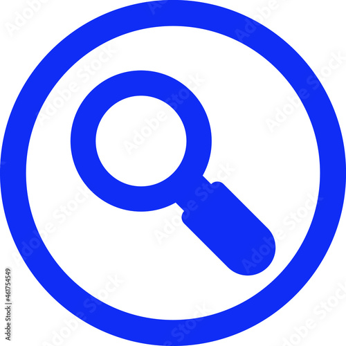 Magnifier Vector icon that can easily modify or edit


