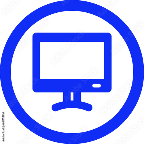 Lcd Vector icon that can easily modify or edit

