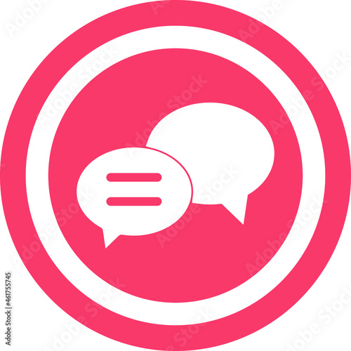 Chat Box Vector icon that can easily modify or edit

