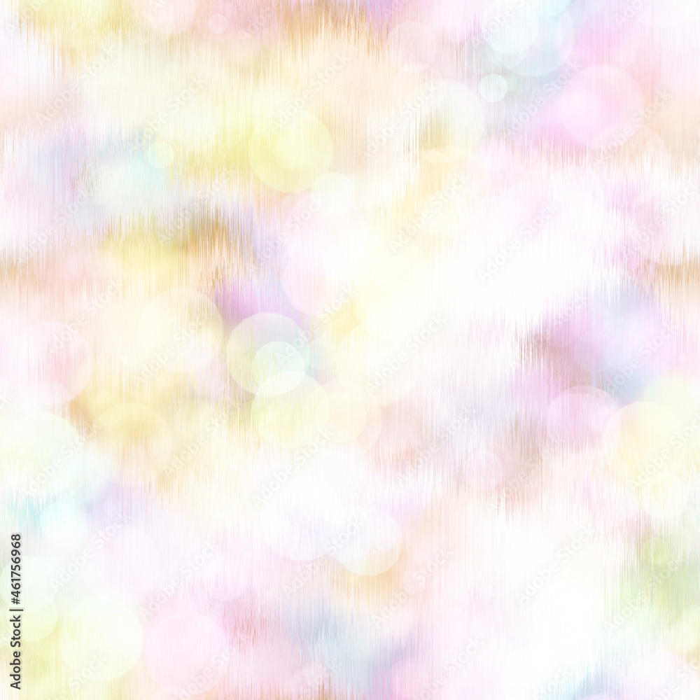 Seamless pale pastel tie dye bokeh texture. Soft tone on tone summer repeat background with washed out sun bleached ink dyed effect. Seamless pale pastel tie dye bokeh texture. Soft tone on tone summer repeat background with washed out sun bleached ink dyed effect.