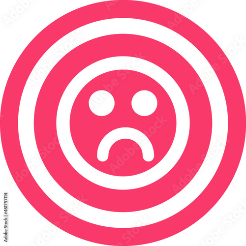 Sad Mood Vector icon that can easily modify or edit

