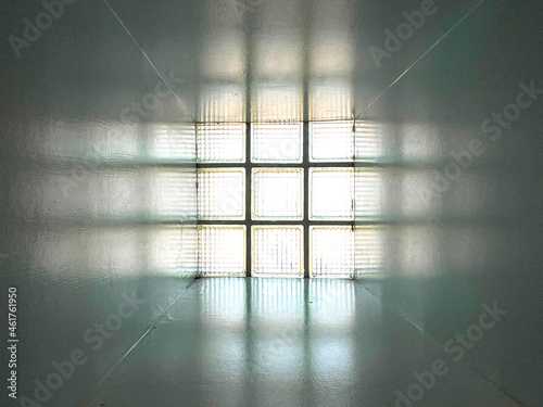 Abstract square window