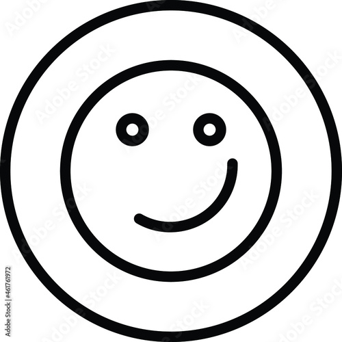 Smile Vector icon that can easily modify or edit

