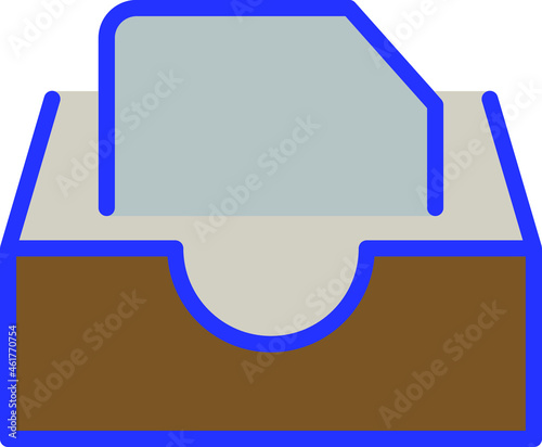 Drawer file Isolated Vector icon which can easily modify or edit

