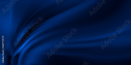 Blue liquid waves abstract design background