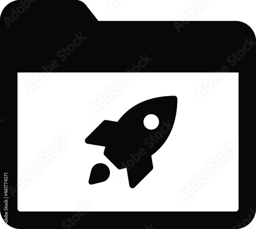 Startup folder Isolated Vector icon which can easily modify or edit

