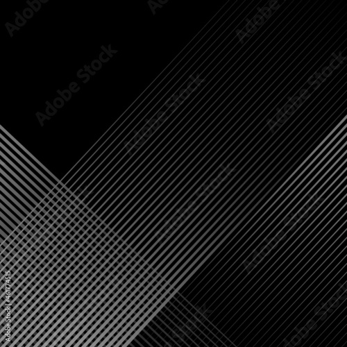 Elegent black abstract background with diagonal lines. Vector monochrome striped texture. Minimal art concept.
