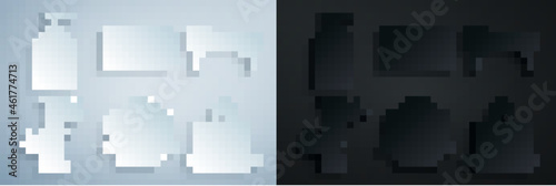 Set Massage, table, Bamboo, Aroma candle, Towel stack and Essential oil bottle icon. Vector