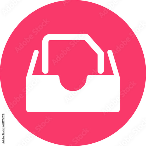 Drawer Isolated Vector icon which can easily modify or edit