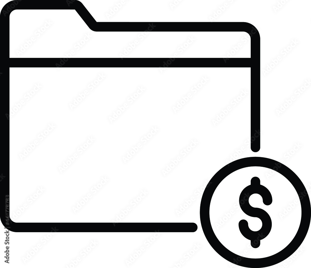 Dollar folder Isolated Vector icon which can easily modify or edit
Dollar folder Isolated Vector icon which can easily modify or edit
