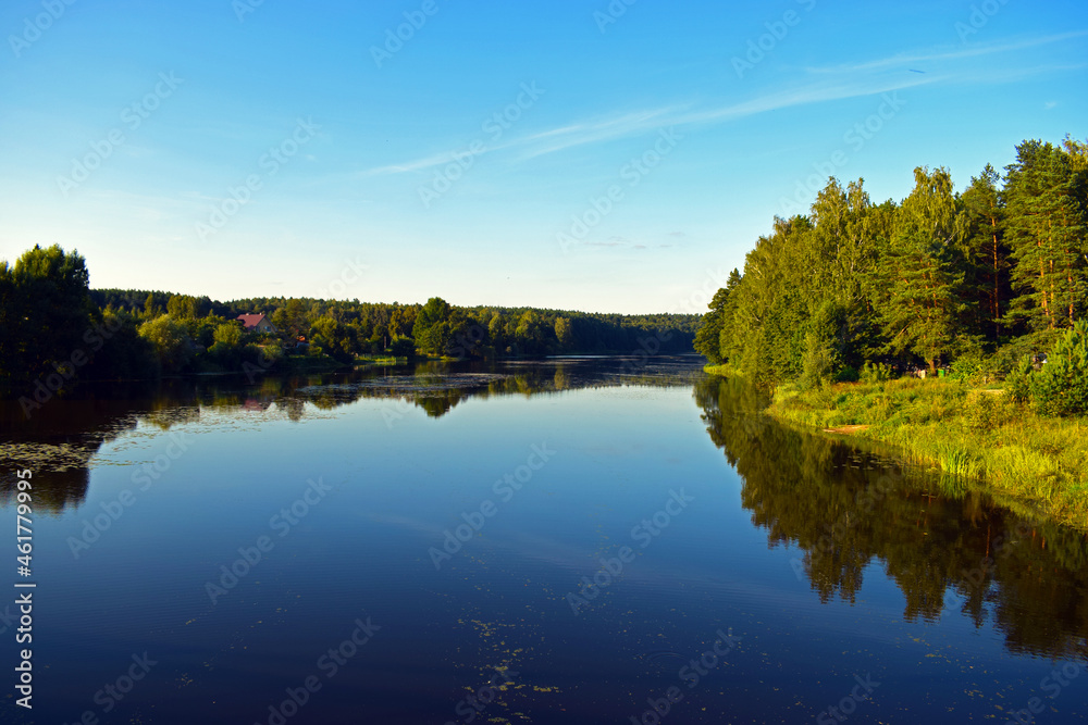 lake in summer