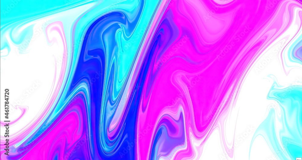 Fototapeta premium Colorful paint mix with gradient vivid colors