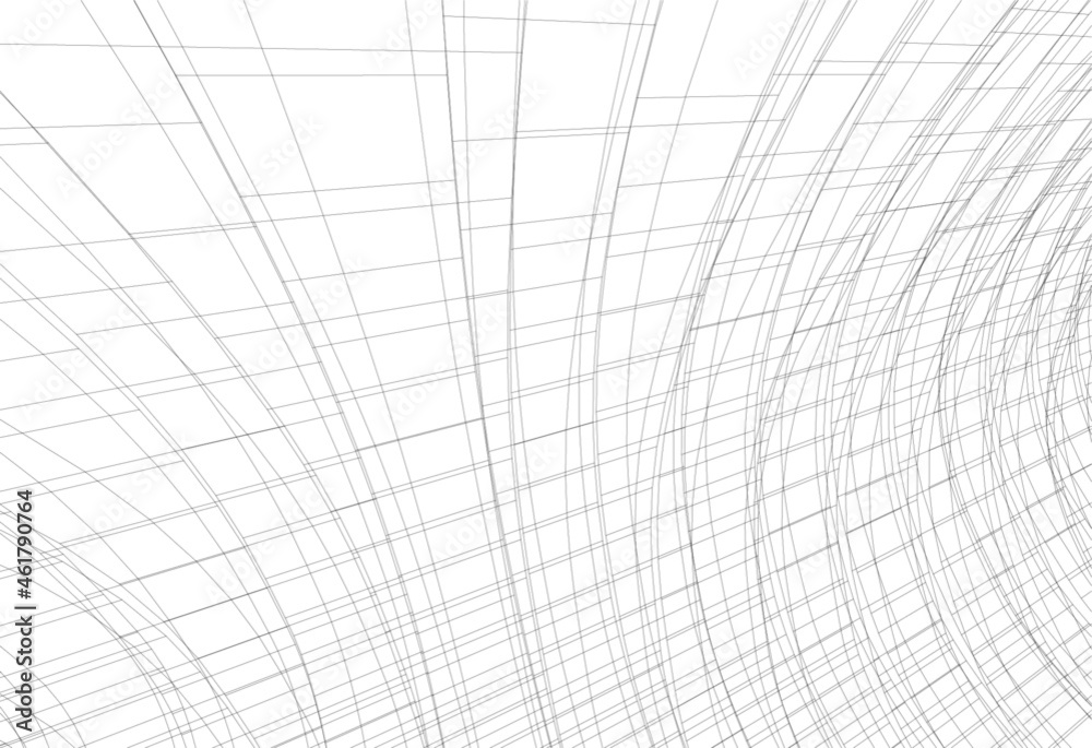 Obraz premium architecture building 3d design