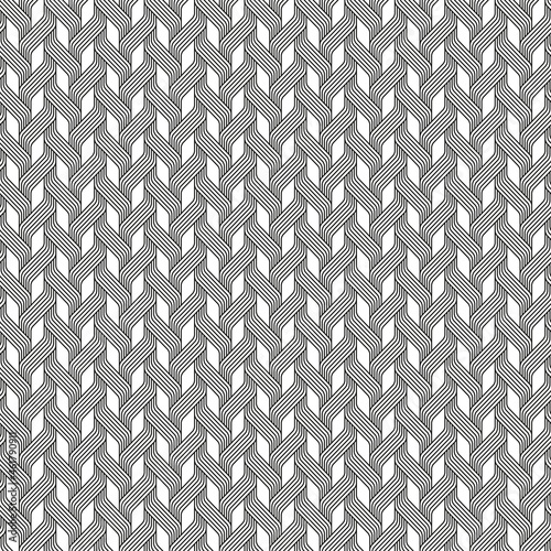 Seamless Art Deco weave pattern background