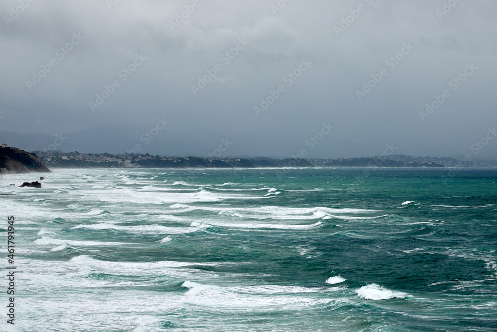 Fototapeta premium Biarritz, Basque Country, Bay of Biscay 