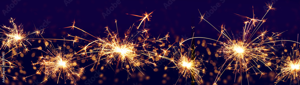 Bright festive fireworks in the dark sky Bright festive fireworks in the dark sky