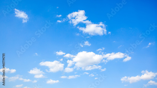 Clouds in the blue sky