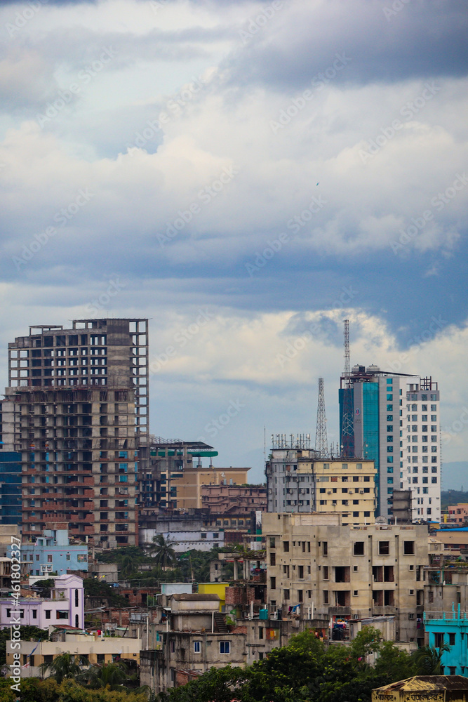 Chittagong modern city high-rise skyscrapers buildings