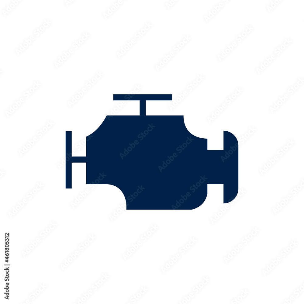 Engine icon logo template isolated on white background. Engine icon logo template isolated on white background.