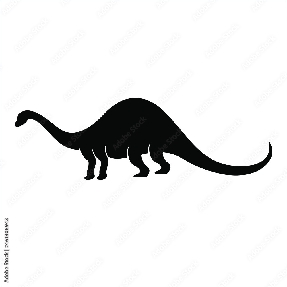 Dinosaur icon isolated on white background. Dinosaur icon simple sign. Dinosaur icon trendy and