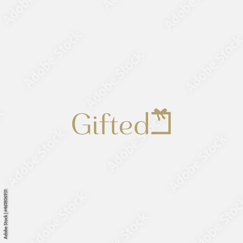 gift and gift box logo modern
