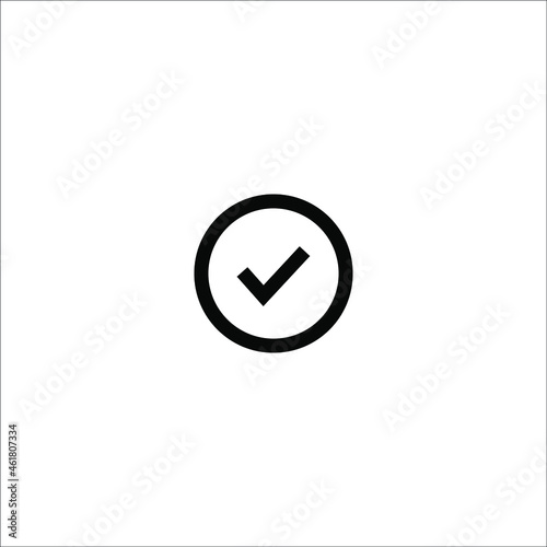 Free Download Chek, ok, yes icon approved vector illustration. Check mark icon on white background. Vector illustration - GFXLoad