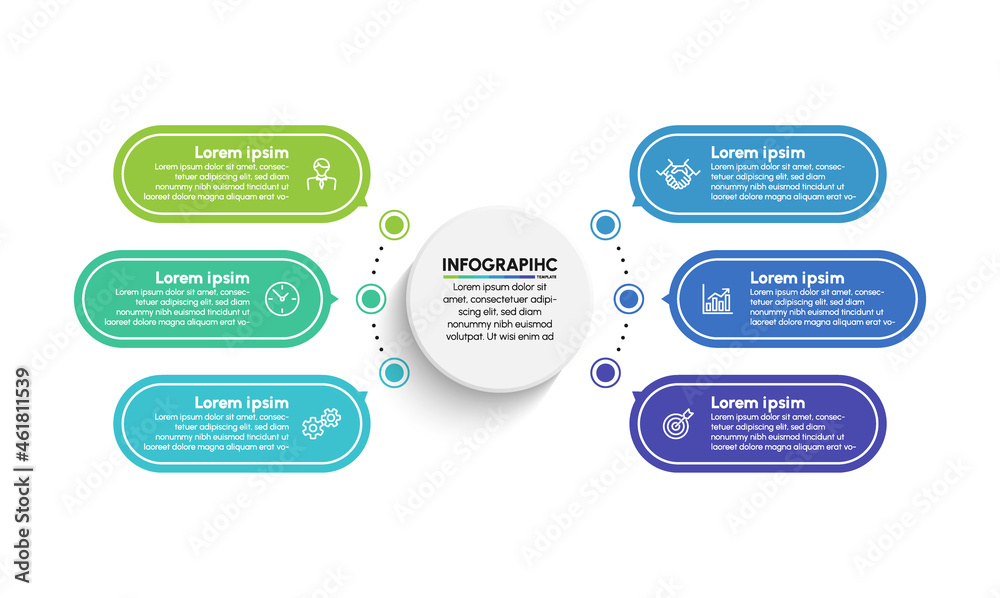 Business infographic timeline icons designed for abstract background template Business infographic timeline icons designed for abstract background template