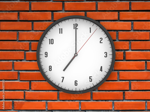 Clock on wall