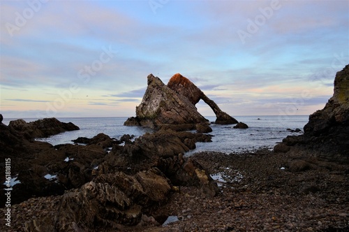 Bow Fiddle Rock, Scotland photo