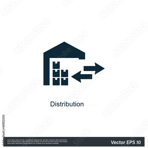 warehouse icon illustration