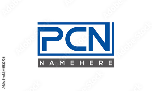 PCN creative three letters logo